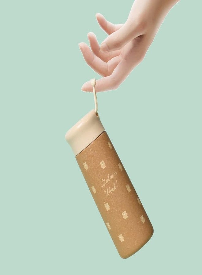 TEMSON Cartoon Design Hot and Cold-Water Bottle for Kids - Insulated Stainless Steel Bottle, BPA Free Double Walled Vacuum Insulated SS304 Bottle, Double-Wall Thermos Flask (350 ML) (BW-1712) (C) - Image 2